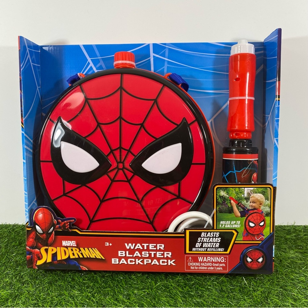 Marvel Spider-Man Water Blaster Backpack - Red and Black
